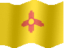 Medium animated flag of New Mexico