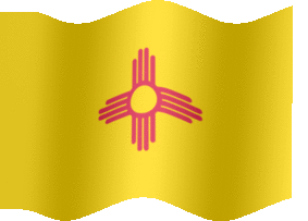 Extra Large animated flag of New Mexico
