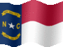 Animated North Carolina flags