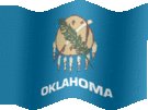 Large still flag of Oklahoma