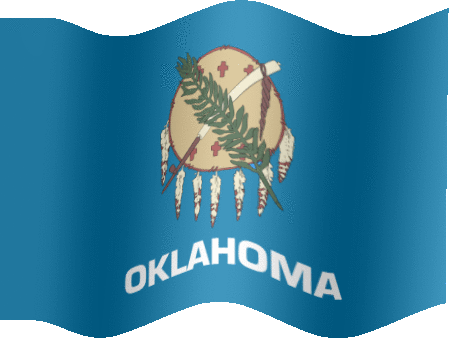 Very Big animated flag of Oklahoma