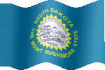 Large still flag of South Dakota