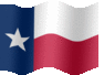 Medium animated flag of Texas