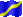 Extra Small animated flag of Blue flag yellow stripe