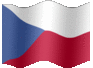 Medium animated flag of Czech Republic
