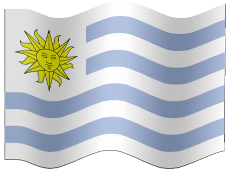 Animated Uruguay flag | Country flag of | abFlags.com gif clif art graphics  » abFlags.com